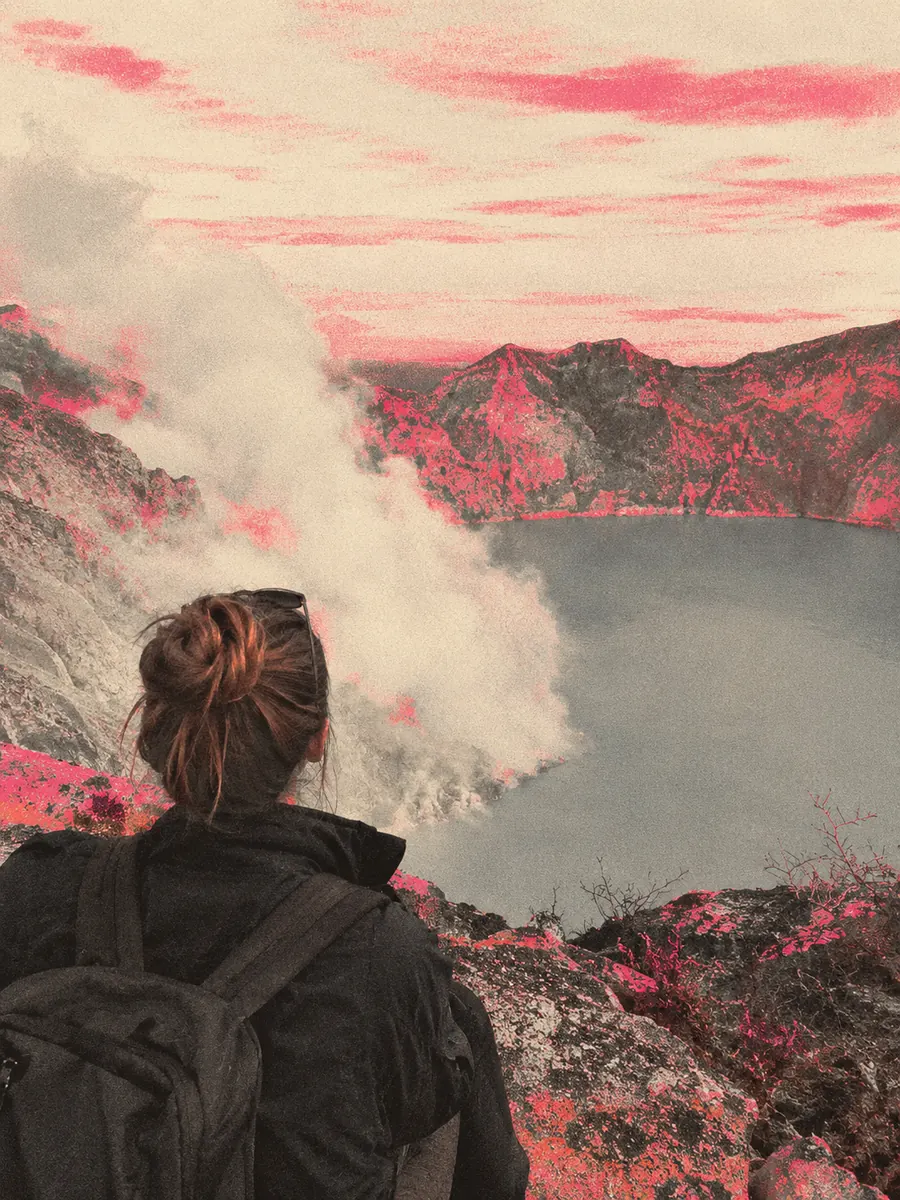 View at Ijen Crater